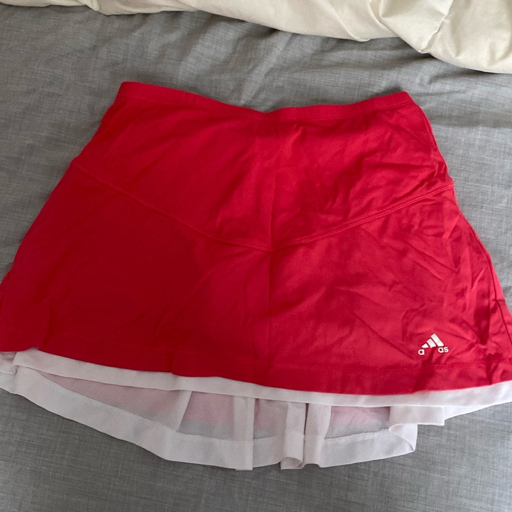 Adidas pink tennis skirt